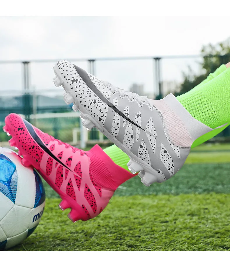 Large Adult and Kids' Soccer Cleats, Matches