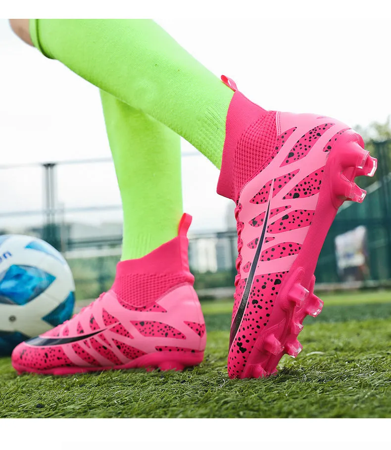 Large Adult and Kids' Soccer Cleats, Matches