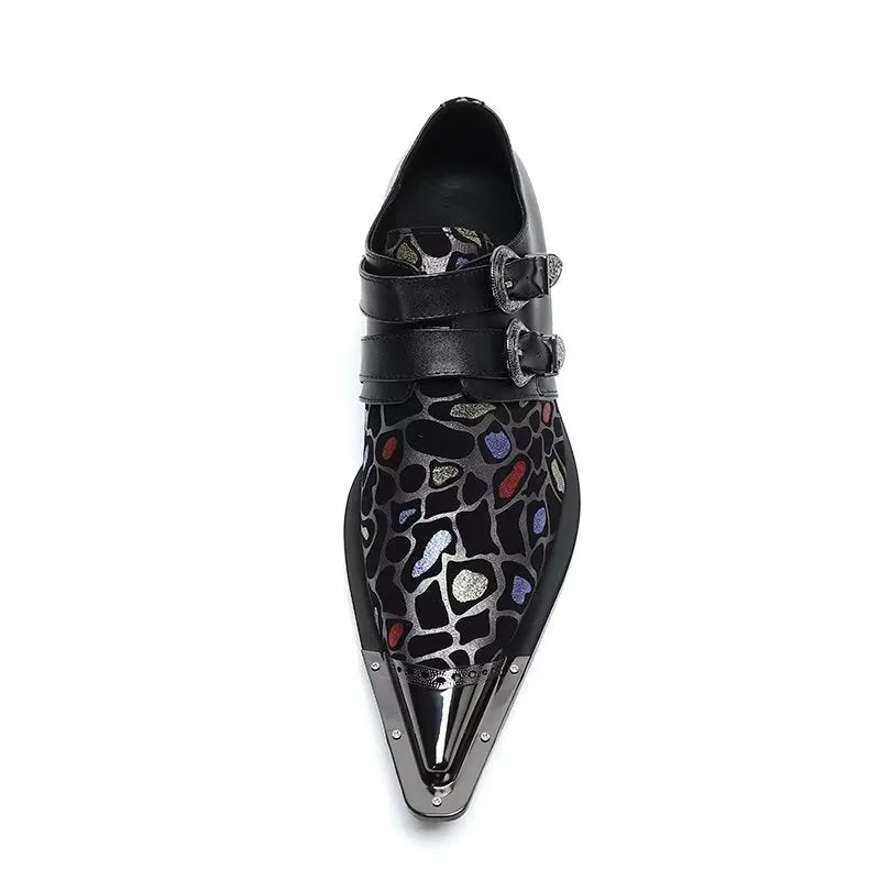 LuxeLeather Exotic Slip-on Dress Shoes