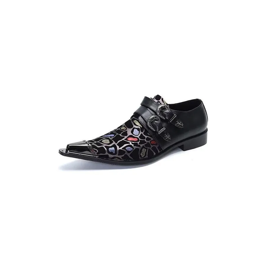 LuxeLeather Exotic Slip-on Dress Shoes