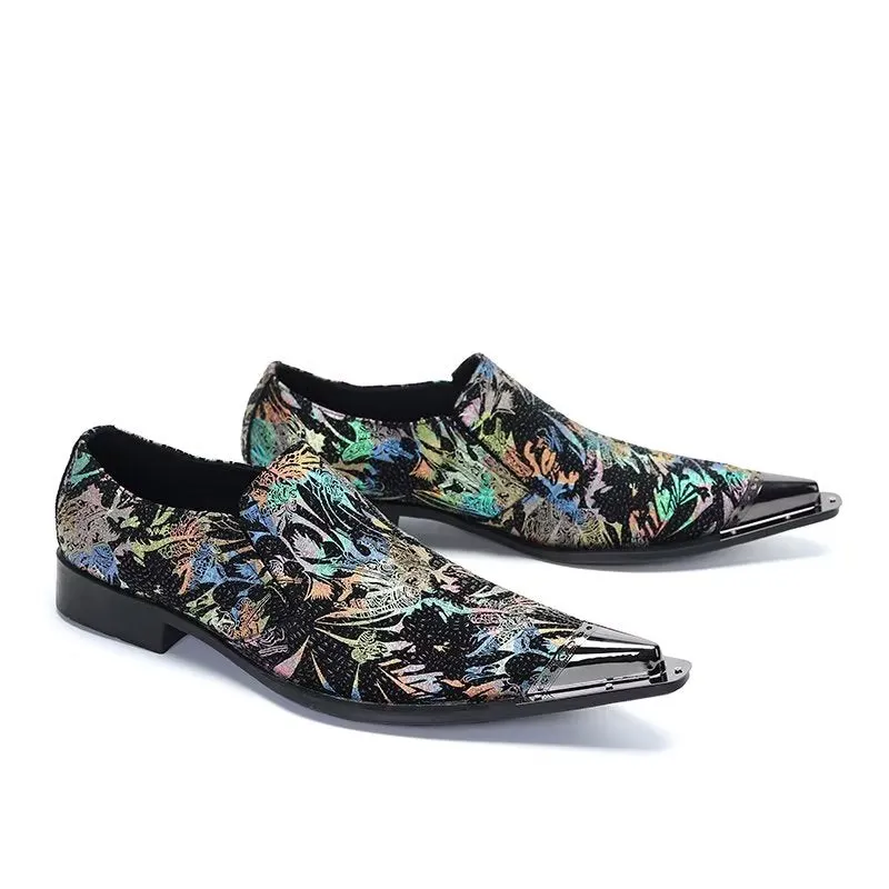 LuxeLeather Exotic Slip-on Dress Shoes