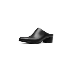 LuxLeather Pointed Toe Slip-on Dress Shoes