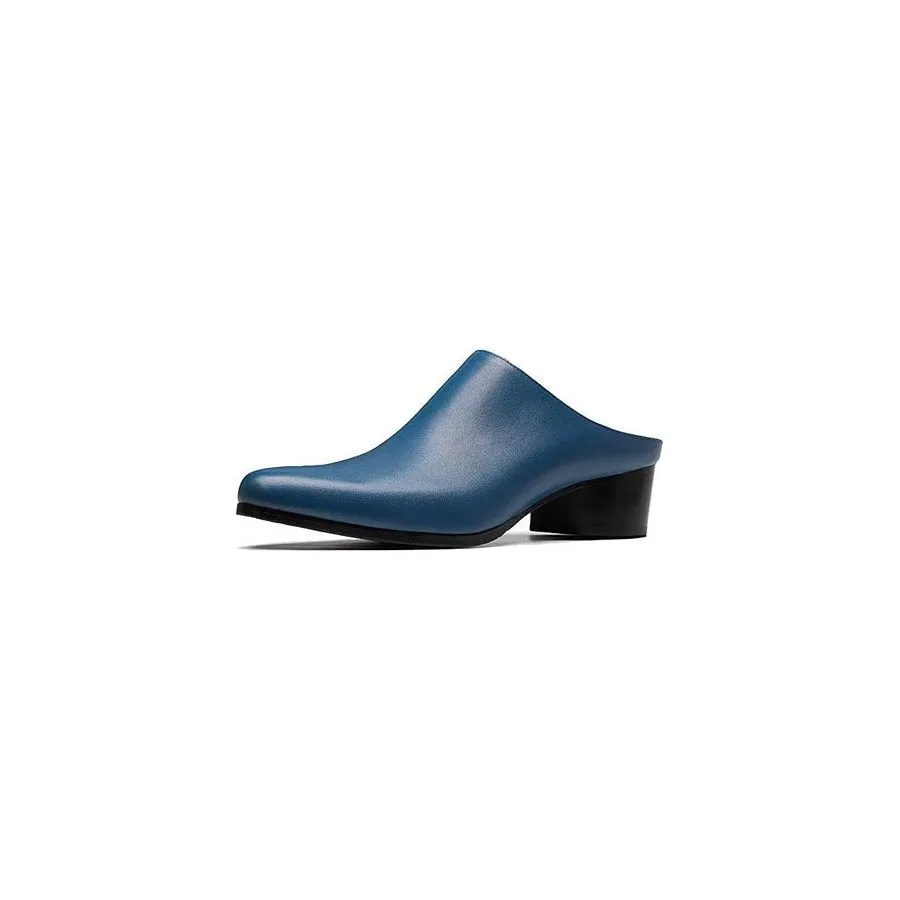 LuxLeather Pointed Toe Slip-on Dress Shoes