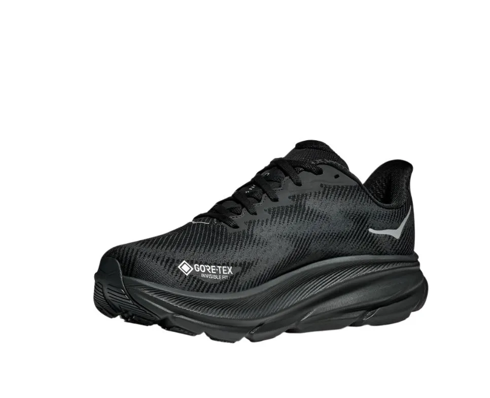 MEN'S HOKA CLIFTON 9 GTX | BLACK / BLACK