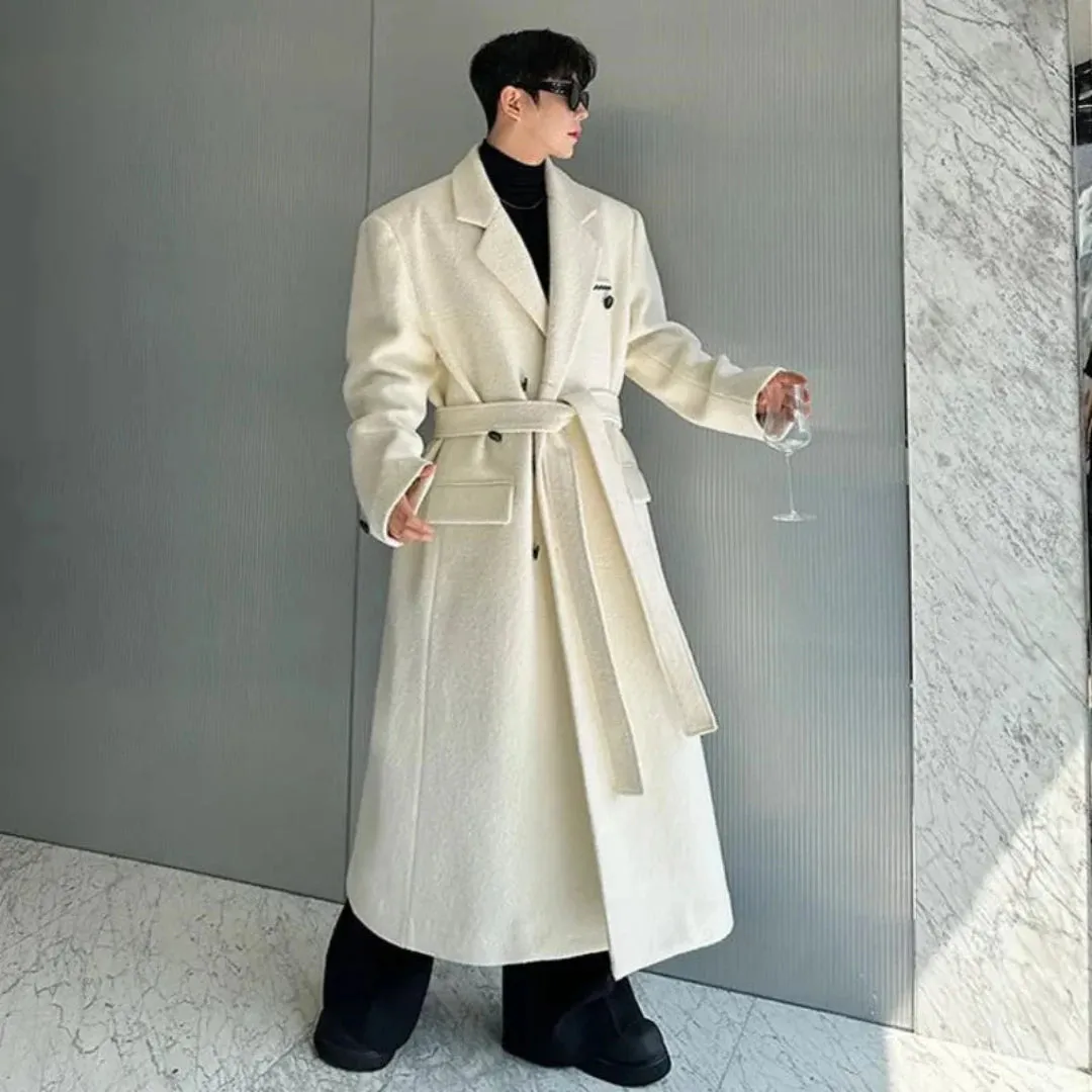 Men's Wool Blend Dress Coat