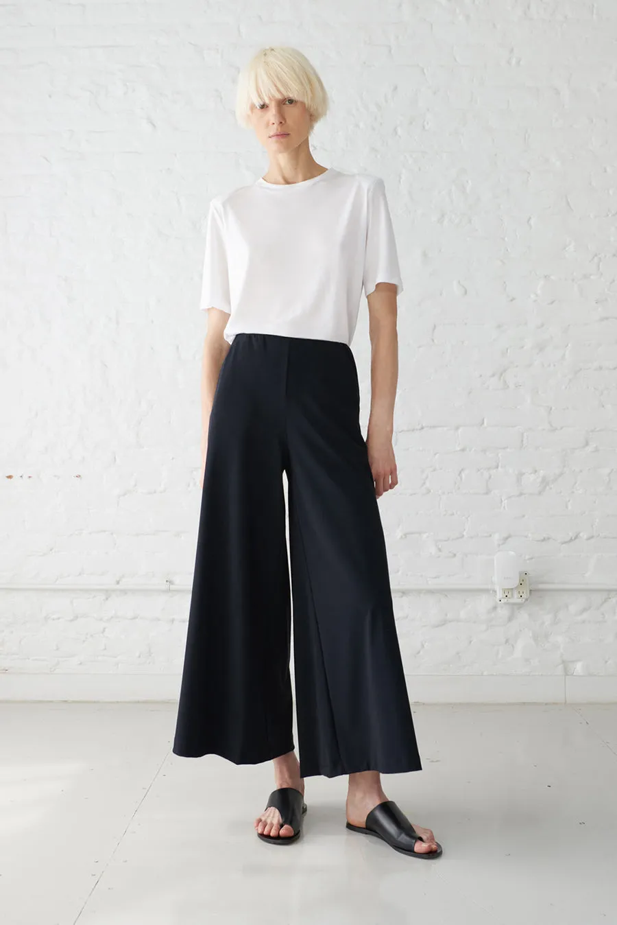 Minimalist Anette Italian Jersey Palazzo Pant