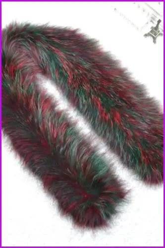 Multi Color Fox Fur Scarf DO1247