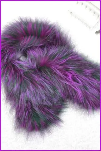 Multi Color Fox Fur Scarf DO1247