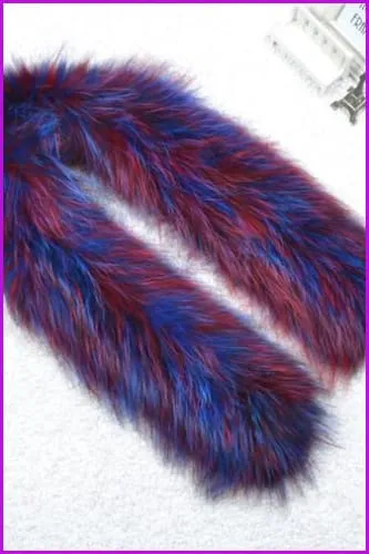 Multi Color Fox Fur Scarf DO1247