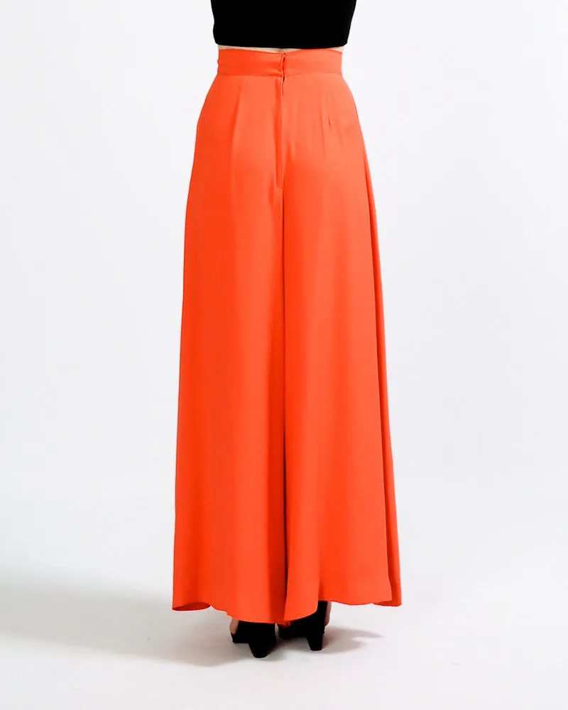 Neon Tangerine Palazzo Pants