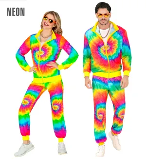 Neon Tie Dye Psychedelic Tracksuit