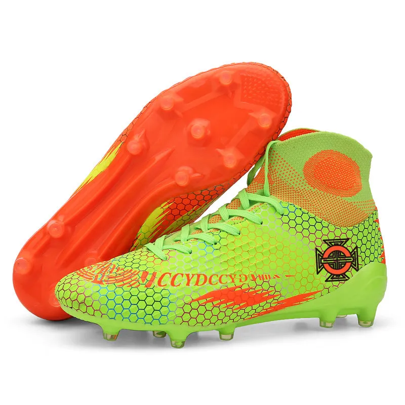 New High-Top Adult Soccer Cleats, Training