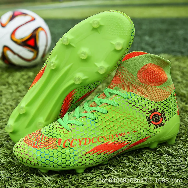 New High-Top Adult Soccer Cleats, Training