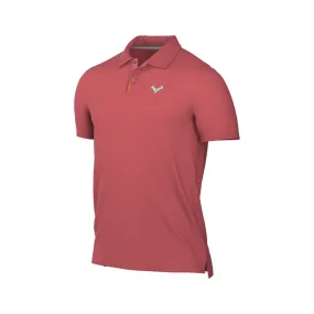 Nike Slim-Fit Rafa Polo (Men's) - Ember Glow/Ember Glow/Ice Jade