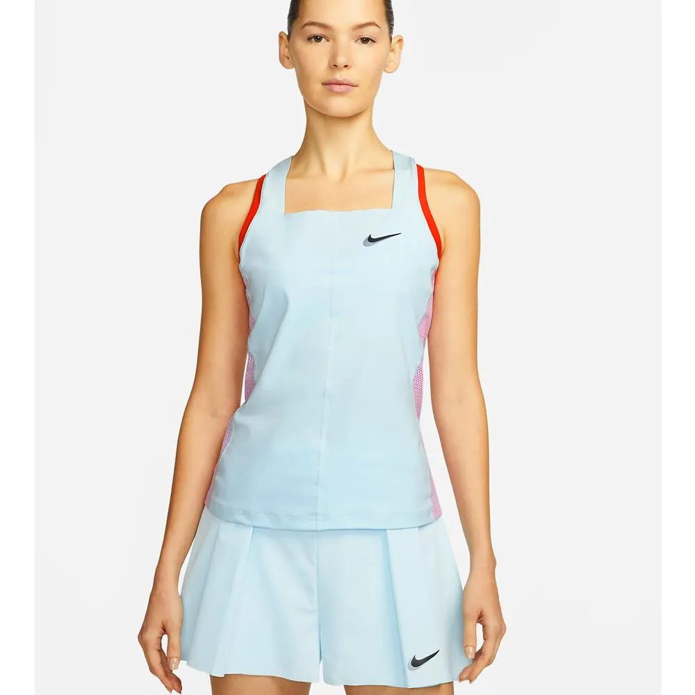 Nike Women's Slam NY Tank - Glacier Blue/Light Arctic Pink