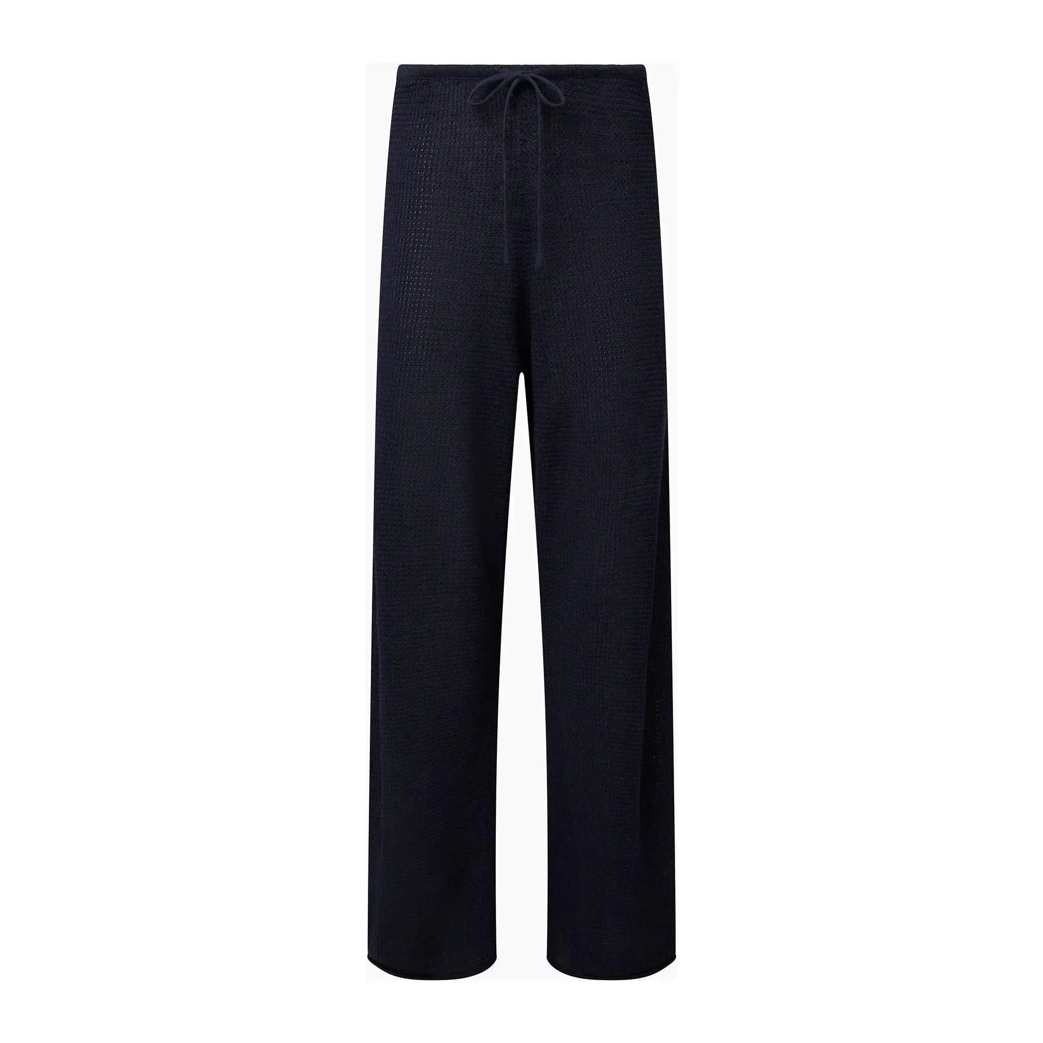 Onia Linen Knit Drawstring Pant Deep Navy