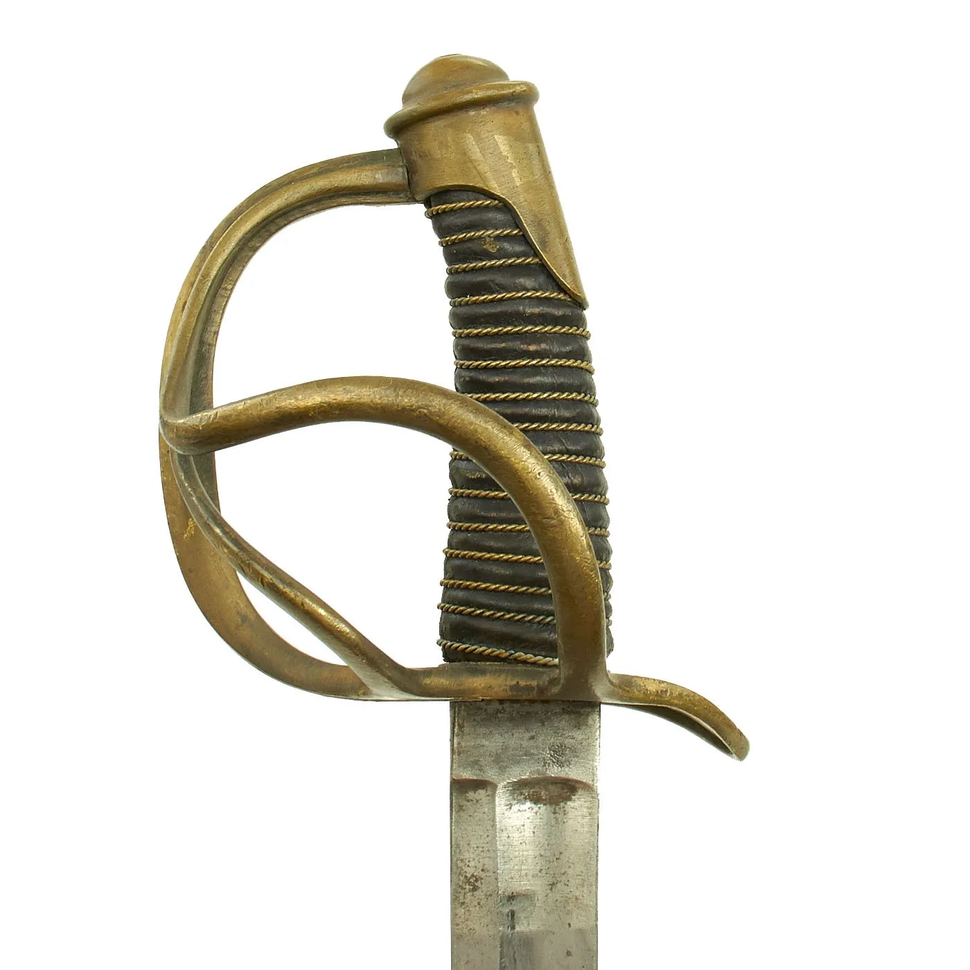 Original U.S Civil War German Made M-1840 "Wrist Breaker" Heavy Cavalry Saber by Clemen & Jung Solingen