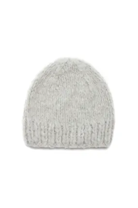 Pacino Knit Hat in Heather Grey Welfat Cashmere