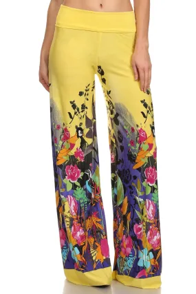 Sakkas Mikaela Spring / Summer Print Wide Leg Spandex Palazzo Pant