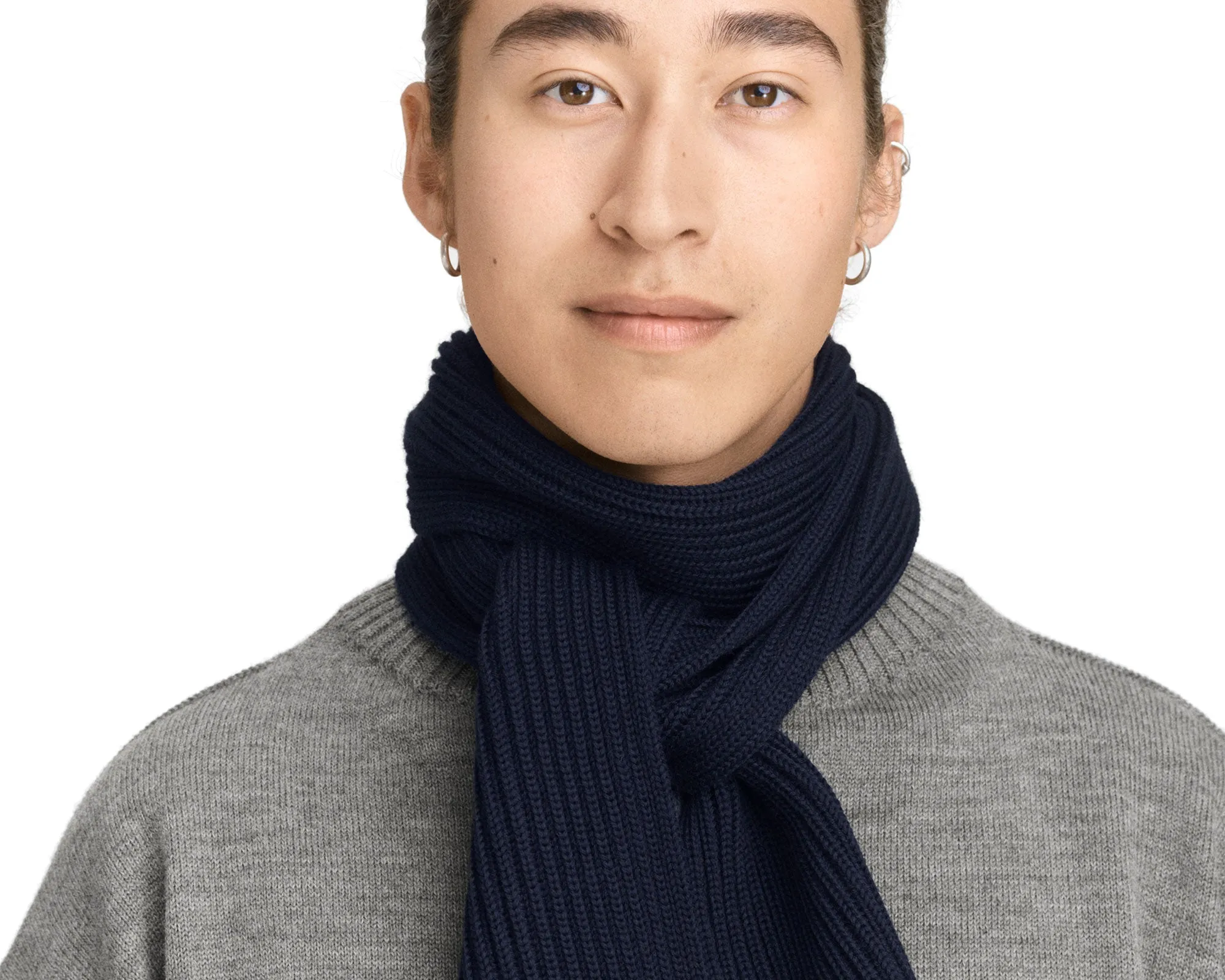 Short Scarf Grey