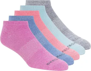 Skechers Womens 5-Pack Low Cut Socks