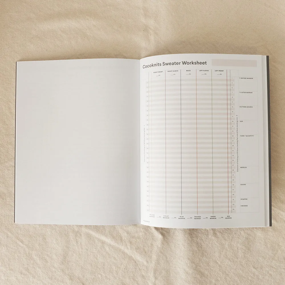 Sweater Worksheet Journal