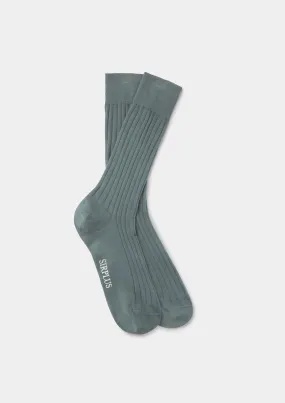 Teal Dress Socks