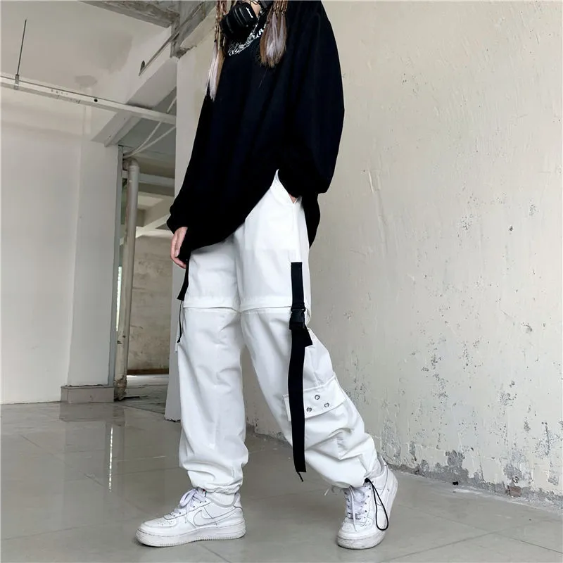 Techwear White Pant Women