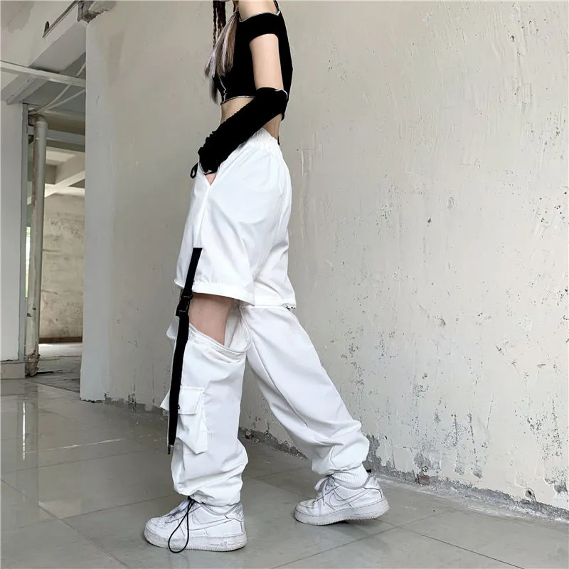 Techwear White Pant Women