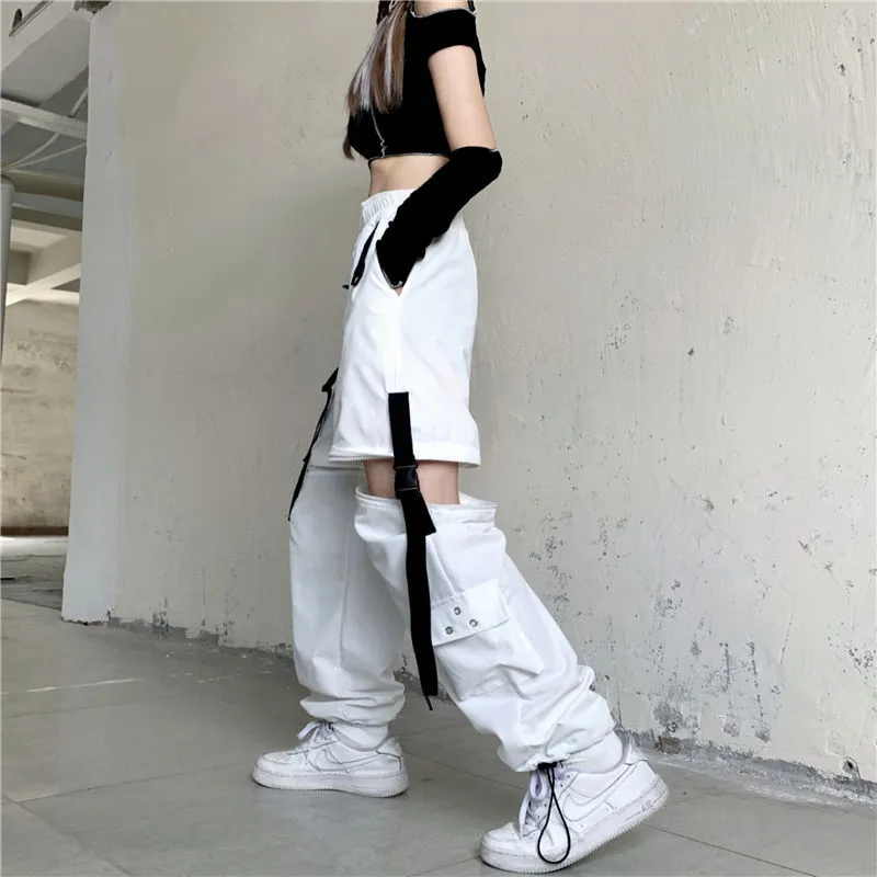 Techwear White Pant Women