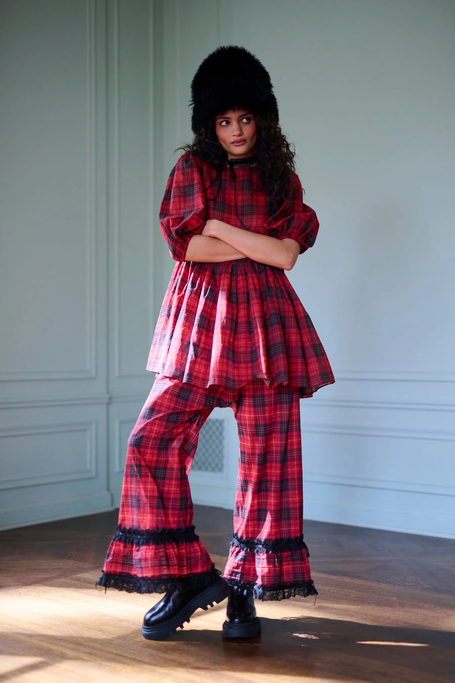 The Royal Tartan Pant Set