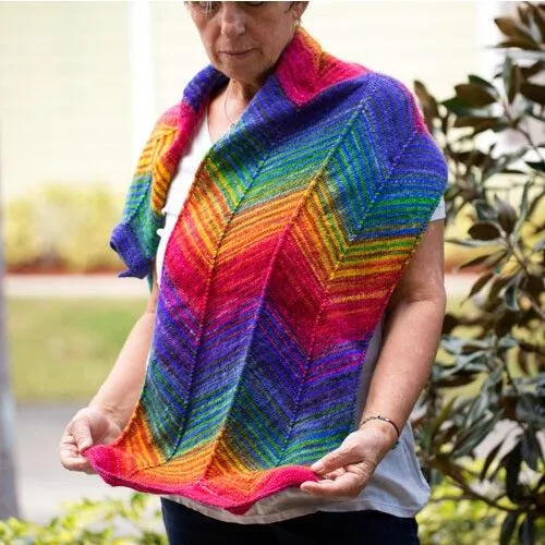 Uneek Chevron Scarf Kit | Fingering / DK / Worsted Weights