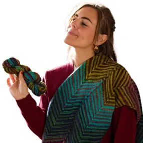 Uneek Chevron Scarf Kit | Fingering / DK / Worsted Weights