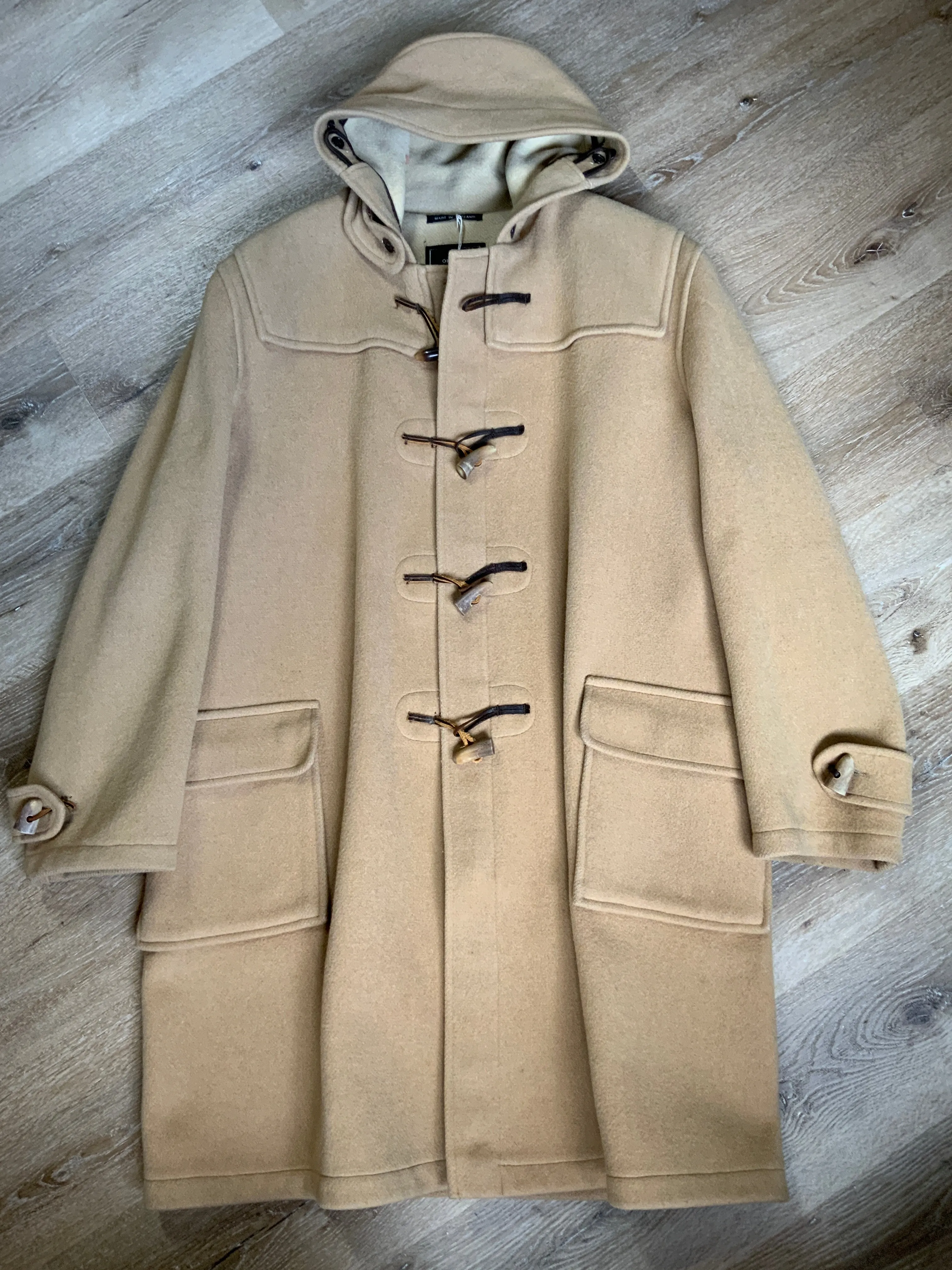 Vintage Gloverall Tan Wool Duffle Coat SOLD