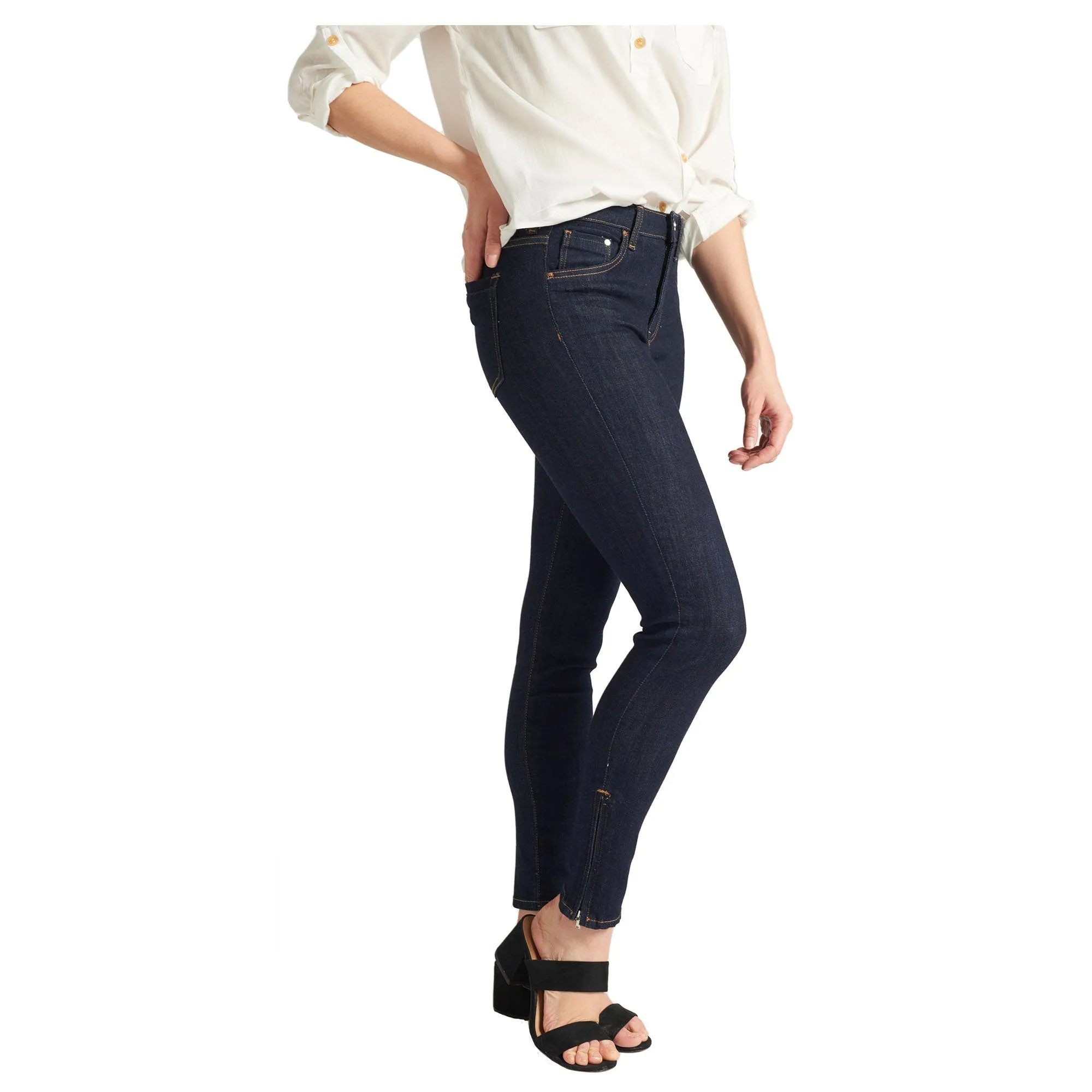 Vintage Slim Jeans - Dark Blue