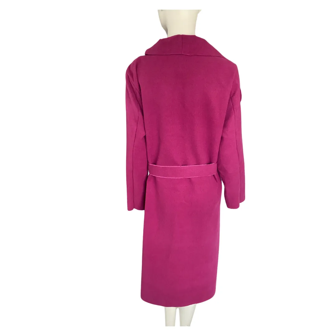 Waterfall Wrap Duster Coat Pink ONE SIZE