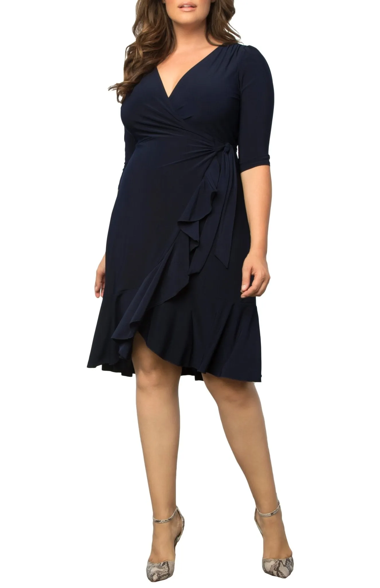 Whimsy Wrap Dress - Plus