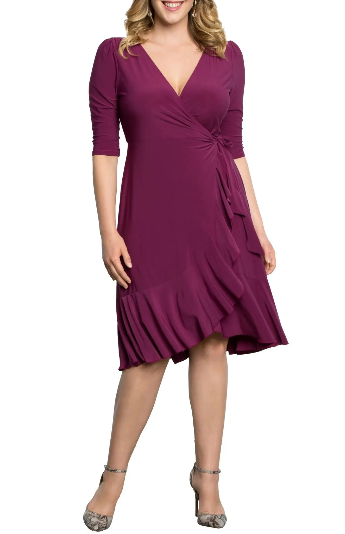 Whimsy Wrap Dress - Plus