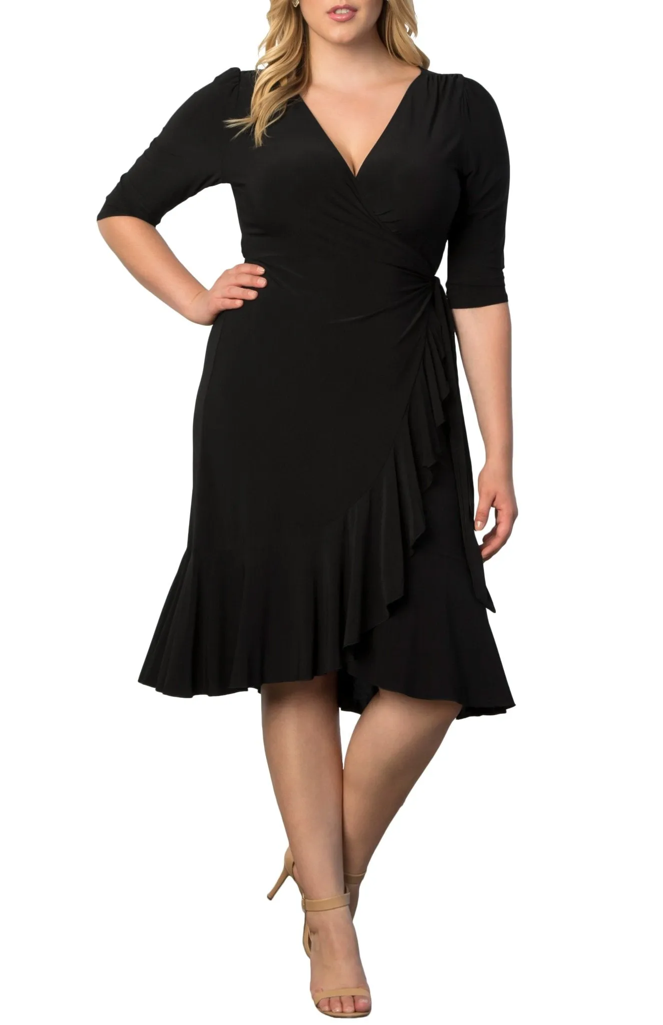 Whimsy Wrap Dress - Plus