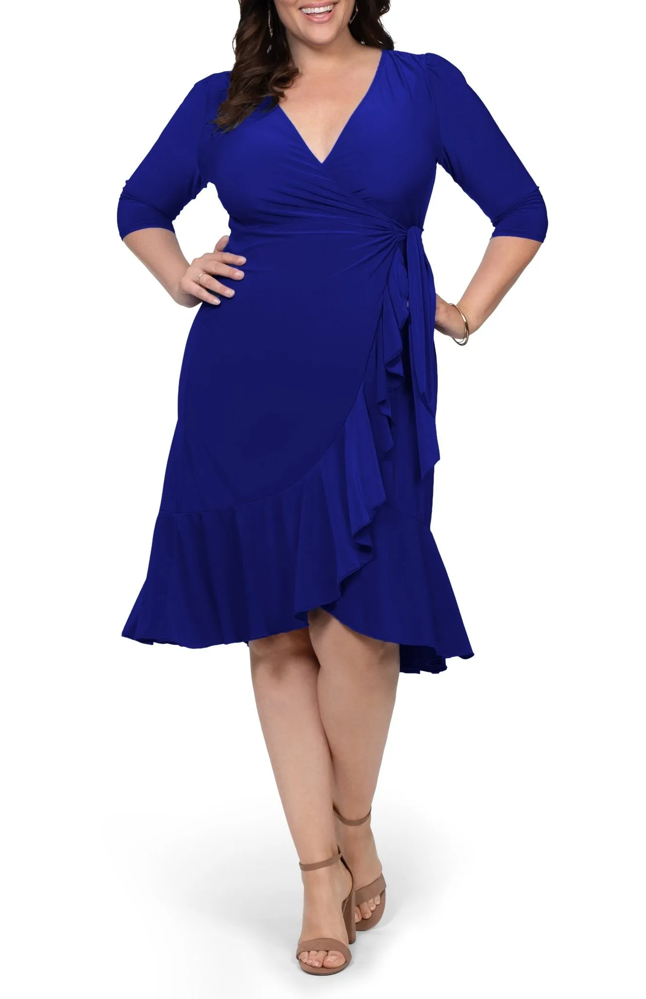 Whimsy Wrap Dress - Plus