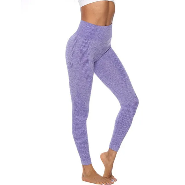 Women's High Waist Seamless Leggings Push Up Fitness Yoga Pants