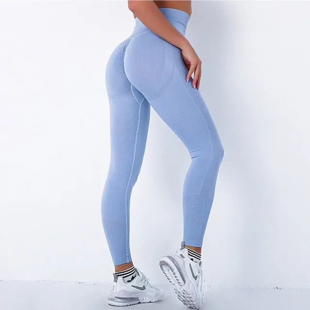 Women's High Waist Seamless Leggings Push Up Fitness Yoga Pants