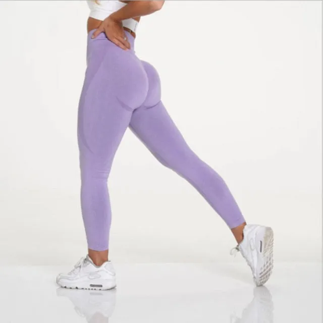 Women's High Waist Seamless Leggings Push Up Fitness Yoga Pants