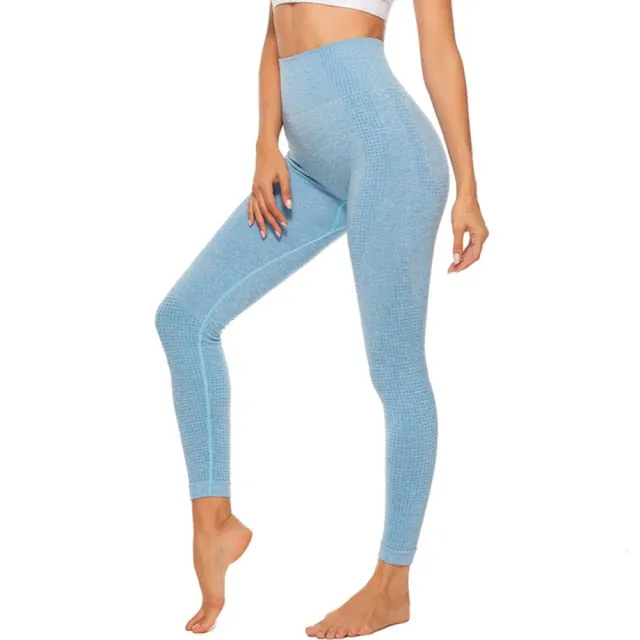 Women's High Waist Seamless Leggings Push Up Fitness Yoga Pants