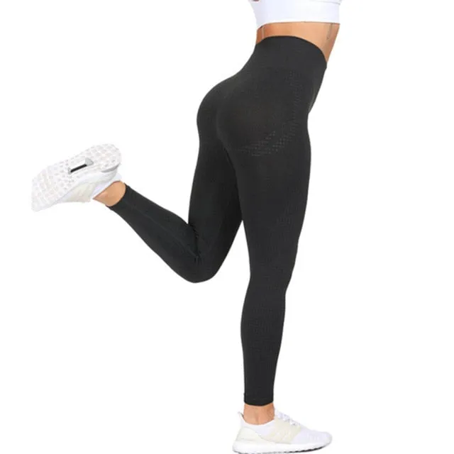 Women's High Waist Seamless Leggings Push Up Fitness Yoga Pants