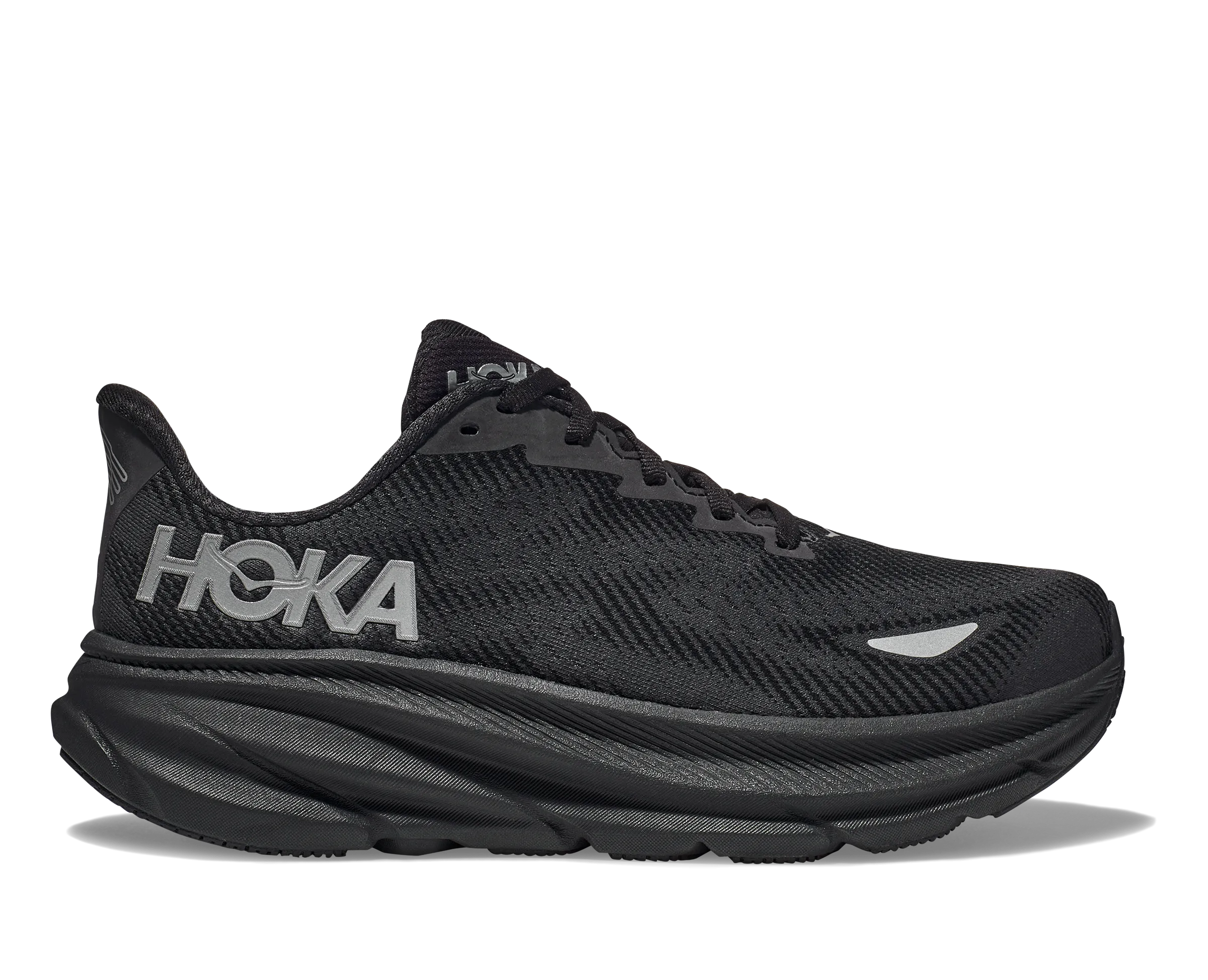 Women's Hoka Clifton 9 GTX 1141490BBLC Color: Black/Black