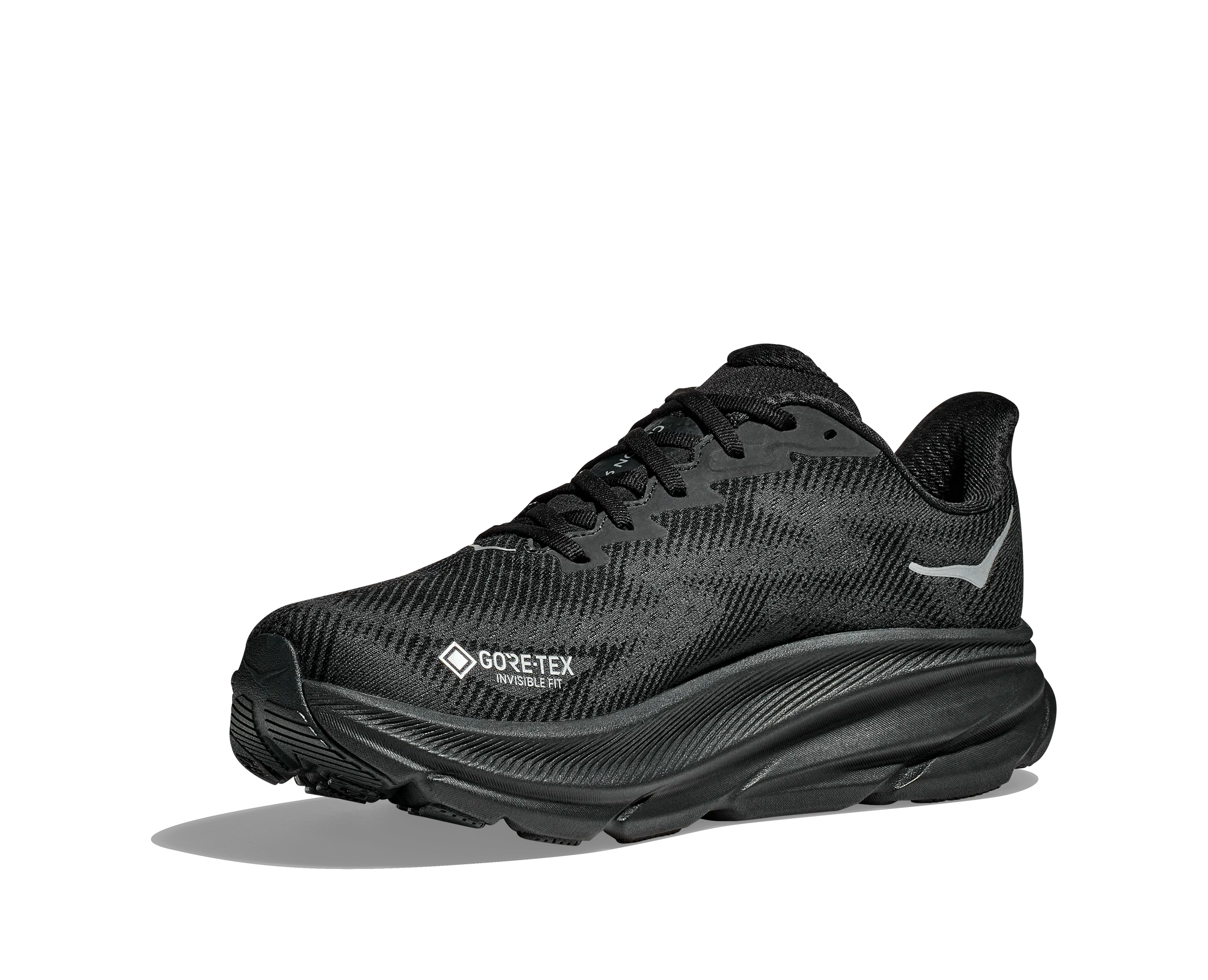 Women's Hoka Clifton 9 GTX 1141490BBLC Color: Black/Black