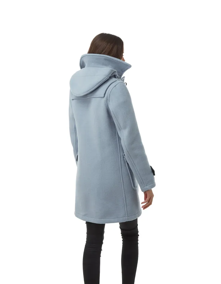 Women's London Classic Fit Duffle Coat - Baby Blue