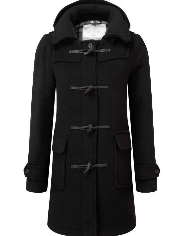 Women's London Classic Fit Duffle Coat - Black