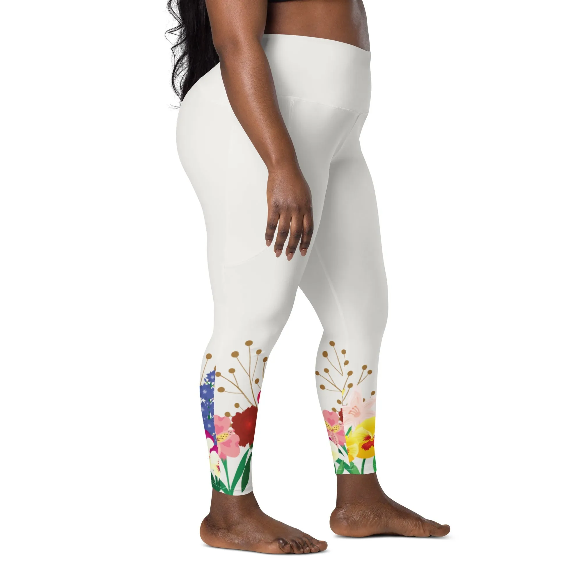 Wonderland Garden Leggings with pockets